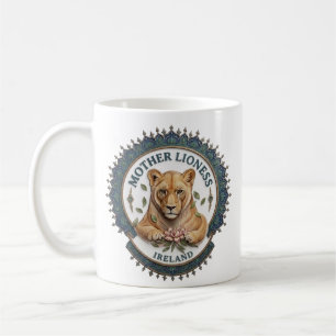 Mutter Löwin. Irland Kaffeetasse