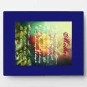 Mutter M ist für Millionen Dinge, die sie mir gege Fotoplatte (Vorderseite)