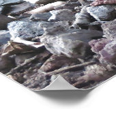 Mutter Macaque und Baby Poster (Ecke)