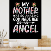 Mutter macht meine Mutter einen Engel Poster (Küche)