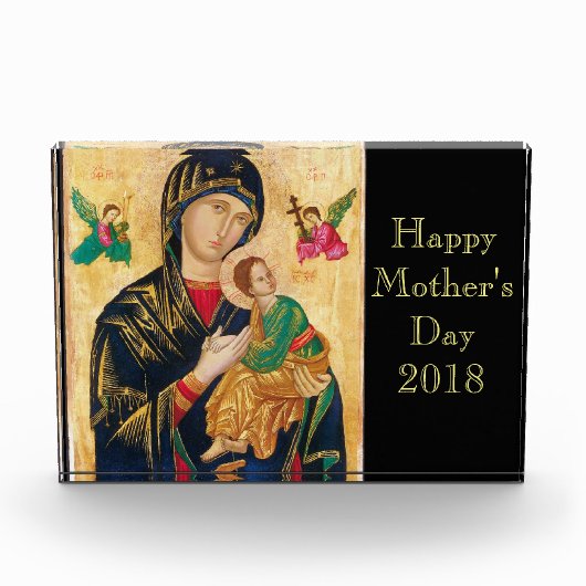 Mutter Madonna der unaufhörlichen Hilfe Jesus Fotoblock (Vorderseite)