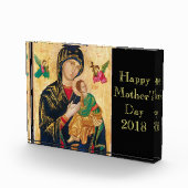 Mutter Madonna der unaufhörlichen Hilfe Jesus Fotoblock (Rechts)