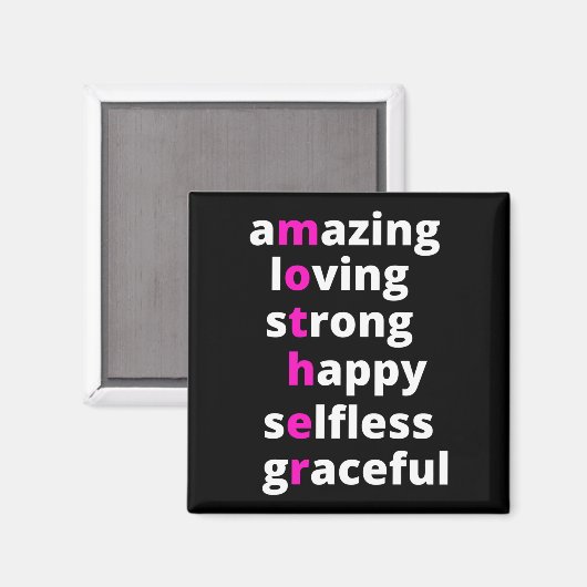 Mutter Magnet (Vorderseite/Rückseite)