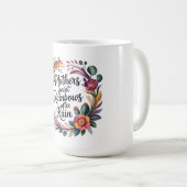 Mütter malen Regenbögen nach dem Regen Kaffeetasse (VorderseiteRechts)