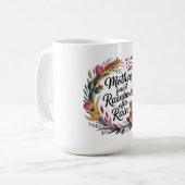 Mütter malen Regenbögen nach dem Regen Kaffeetasse (Vorderseite Links)