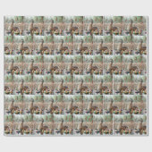 Mutter Mallard Duck mit Ducklings Geschenkpapier (Flach)