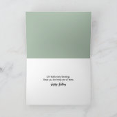 Mutter Mallard Duck mit Ducklings zum Geburtstag Karte (Innenseite)