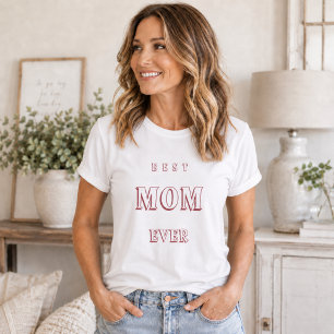 Mutter Mama beste jemals rosa Tri-Blend Shirt