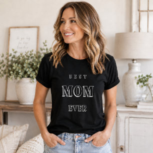 Mutter Mama beste überhaupt schwarz T-Shirt