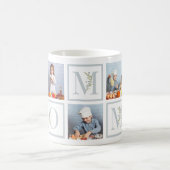 MUTTER Mama Foto-Collage Wasserfarben-Buchstaben Kaffeetasse (Mittel)