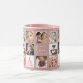 Mutter Mama Fotocollage staubrosa rosa Tasse (Zentrum)
