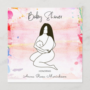 *~* Mutter Mama Holding Baby Einladung