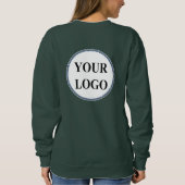 Mutter Mama Hund einfach ADD IHR LOGO HIER Hoodie (Rückseite)