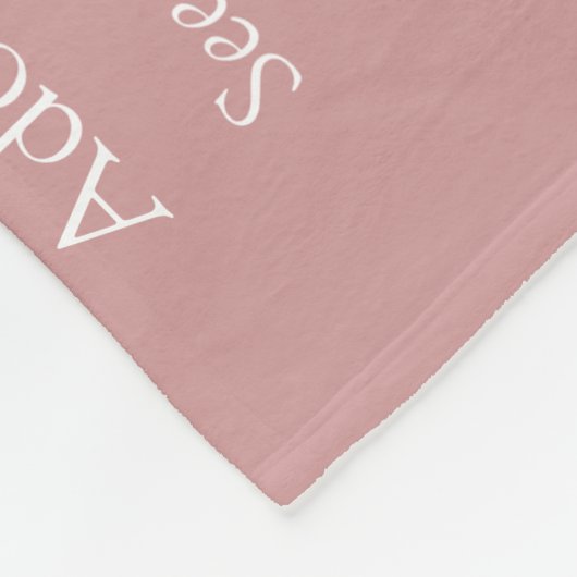 Mutter Mama Mum Definition Dusty Rose Rosa Fleecedecke (Ecke)