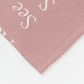 Mutter Mama Mum Definition Dusty Rose Rosa Fleecedecke (Ecke)