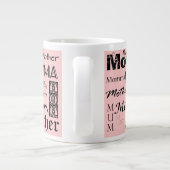Mutter Mama Mum Mama Jumbo Tasse (Rückseite)