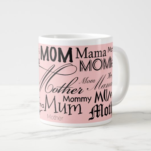Mutter Mama Mum Mama Jumbo Tasse (Vorderseite Rechts)