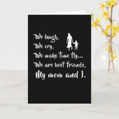 Mutter Mama Mütter Muttertag Mama Witziges Geschen Karte (Gelbe Blume)