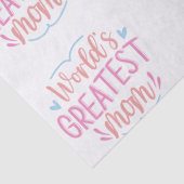 Mutter, Mama, Supermutter, Beste, Liebe, Kraft Seidenpapier (Detail)