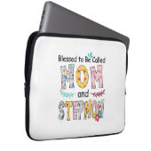Mutter Mama und Stepama zum Geburtstag Laptopschutzhülle (Vorne Rechts)