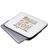Mutter Mama und Stepama zum Geburtstag Laptopschutzhülle (Vorne Knopf)