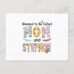 Mutter Mama und Stiefmutter Geburtstag Postkarte