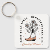 Mutter Mama züchtet sie auf dem Lande Schlüsselanhänger (Vorderseite)