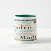 Mutter-/Mamacita Türkis-Keramik-Tasse Tasse (Zentrum)