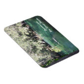 Mutter Manatee mit Kalb Blue Springs personalisier Magnet (Rechte Seite)