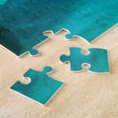 Mutter-Manati mit ihrem Kalb in Crystal River Puzzle (Seite)