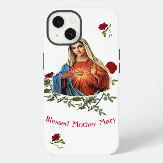 Mutter Maria iPhone Hülle (Rückseite)