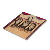 Mutter Maria Jesus Christus Thorn Kronenkunst Male Fliese (Seite)