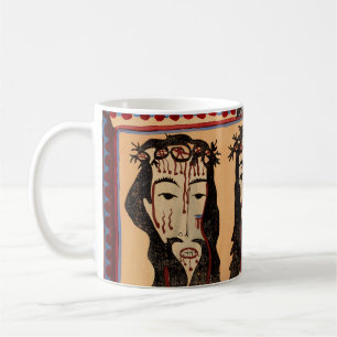 Mutter Maria Jesus Christus Thorn Kronenkunst Male Kaffeetasse