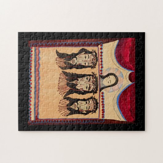 Mutter Maria Jesus Christus Thorn Kronenkunst Male Puzzle (Horizontal)