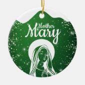 Mutter Maria Matthäus 1:18 Heiliger Geist Passage Keramik Ornament (Vorne)