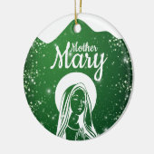 Mutter Maria Matthäus 1:18 Heiliger Geist Passage Keramik Ornament (Links)