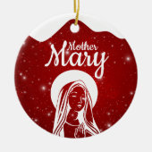 Mutter Maria Matthäus 1:18 Heiliger Geist Passage Keramik Ornament (Vorne)