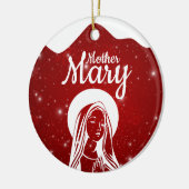 Mutter Maria Matthäus 1:18 Heiliger Geist Passage Keramik Ornament (Links)
