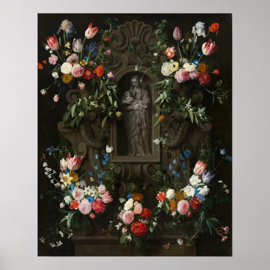 Mutter Maria mit Kind Jesus Heilige Kunst Poster (Vorne)