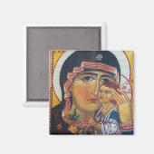 Mutter Maria und Jesu Kunst Magnet (Vorderseite/Rückseite)