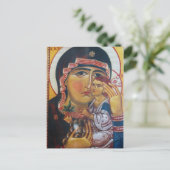 Mutter Maria und Jesu Kunst Postkarte (Stehend Vorderseite)