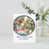 Mutter Maria und Kind Jesus Feiertagskarte (Stehend Vorderseite)