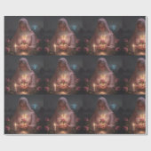 Mutter Maria verpackt Papier Geschenkpapier (Flach)