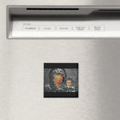 Mutter Mary and Baby Jesus Magnet (In Situ (Geschirrspüler))