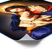 Mutter Mary and Baby Jesus Poster (Ecke)