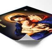 Mutter Mary and Baby Jesus Poster (Ecke)