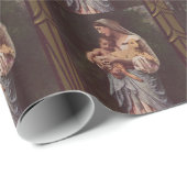 Mutter Mary and Baby Jesus Wrapping Paper Geschenkpapier (Rolleneckpunkt)