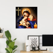 Mutter Mary art Poster (Heimbüro)