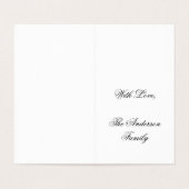 Mutter Mary Baby Jesus Christ Lila und Gold Visitenkarten (Innenseite Aufgefaltet)