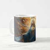 Mutter Mary Blessing Version 12 Kaffeetasse (Vorderseite Links)